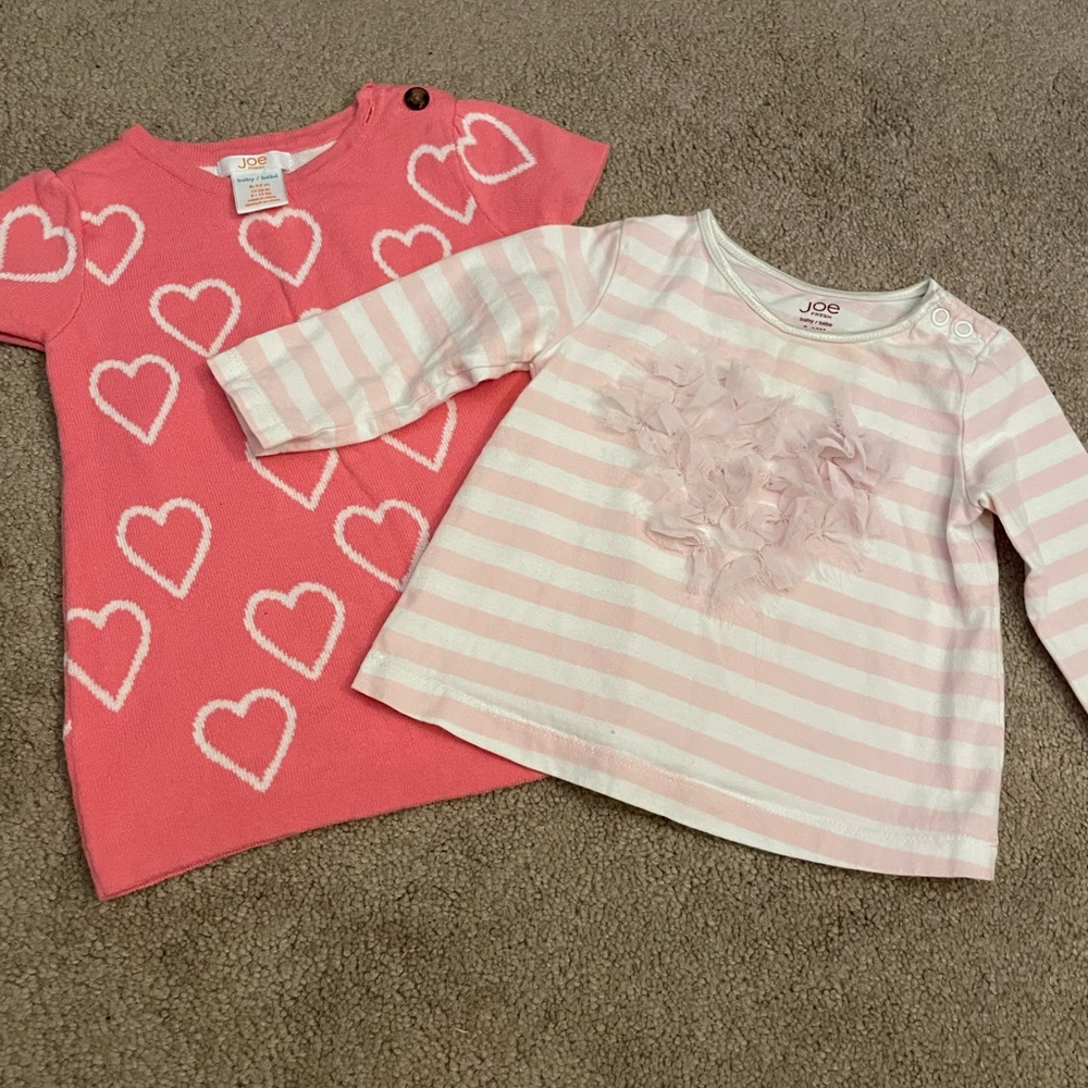 Baby girl shirt lot